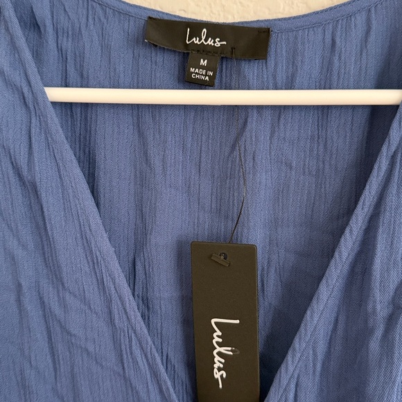 Lulus Heart of Marigold Denim Blue Wrap Maxi Dress - Picture 9 of 13